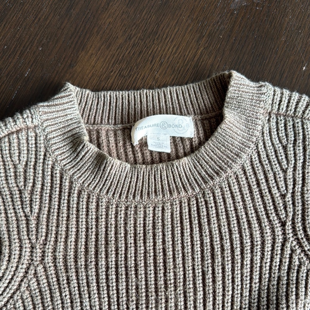 Treasure & Bond Ribbed Knit Pullover - Picture 2 of 4